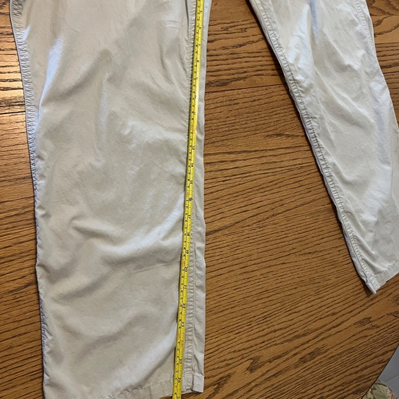 VTG Lauren Jeans Co. Ralph Lauren Womens Pants Size 14 Ivory Cream Flat Front - Picture 3 of 10